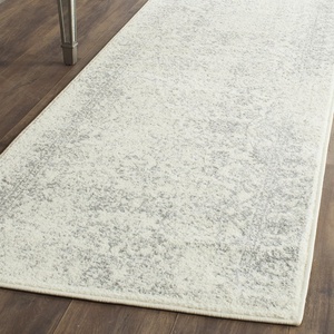 image:imageSAFAVIEH Adirondack Collection Runner Rug  26 x 14 Ivory amp Silver Distressed Vintage Floral Design NonShedding amp Easy to Clean Ideal for Hallway Foyer Entryway Bedroom ADR109C