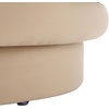 image:imageSAFAVIEH Home Collection Rohan Tan Velvet Layered Stacked Cocktail Ottoman Fully AssembledLight Brown