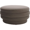 image:imageSAFAVIEH Home Collection Rohan Tan Velvet Layered Stacked Cocktail Ottoman Fully AssembledBrown