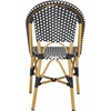 image:imageSafavieh Home Collection Hooper IndoorOutdoor Stacking Side Chairs  Yellow amp White  Set of 2Black  White
