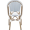 image:imageSafavieh Home Collection Hooper IndoorOutdoor Stacking Side Chairs  Yellow amp White  Set of 2Blue  White