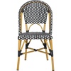 image:imageSafavieh Home Collection Hooper IndoorOutdoor Stacking Side Chairs  Yellow amp White  Set of 2Black  White