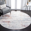 image:imageSAFAVIEH Amelia Collection Area Rug  9 x 12 Ivory amp Grey Modern Abstract Design NonShedding amp Easy Care Ideal for High Traffic Areas in Living Room Bedroom ALA448AIvoryRust