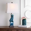 image:imageSAFAVIEH Lighting  Foo Dog 285Inch Ceramic Table Lamp Set of 2  Red  Sculpted Figure Design  Ideal for Living Room Bedroom Entryway Home Office  LED Bulbs Included LIT4137DSET2Blue  Set of 2