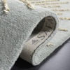 image:imageSAFAVIEH Soho Collection Area Rug  4 Round Beige amp Beige Handmade Wool amp Viscose Ideal for High Traffic Areas in Living Room Bedroom SOH655BBlueBeige