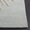 image:imageSAFAVIEH Soho Collection Area Rug  4 Round Beige amp Beige Handmade Wool amp Viscose Ideal for High Traffic Areas in Living Room Bedroom SOH655BBlueBeige