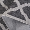 image:imageSAFAVIEH Washable Rug Outdoor Beach House Collection  53 x 76 Charcoal amp Grey NonShedding amp Easy to Clean Ideal for Patio Backyard Mudroom BHS268HCharcoalGrey