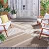image:imageSAFAVIEH Washable Rug Outdoor Global Collection  8 x 10 Beige amp Light Beige NonShedding amp Easy to Clean Ideal for Patio Backyard Mudroom GLB220BBeigeLight Beige