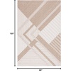 image:imageSAFAVIEH Washable Rug Outdoor Global Collection  8 x 10 Beige amp Light Beige NonShedding amp Easy to Clean Ideal for Patio Backyard Mudroom GLB220BBeigeLight Beige