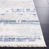 image:imageSAFAVIEH Whisper Collection Area Rug  53 x 76 Grey amp Blue Ivory Modern Abstract Fringe Design NonShedding amp Easy Care Ideal for High Traffic Areas in Living Room Bedroom WHS542FGreyBlue Ivory