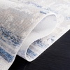 image:imageSAFAVIEH Whisper Collection Area Rug  53 x 76 Grey amp Blue Ivory Modern Abstract Fringe Design NonShedding amp Easy Care Ideal for High Traffic Areas in Living Room Bedroom WHS542FGreyBlue Ivory