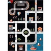 image:imageSAFAVIEH Carousel Kids Collection Area Rug  67 x 9 Grey amp Ivory NonShedding amp Easy Care Ideal for High Traffic Areas for Boys amp Girls in Playroom Nursery Bedroom CRK192FBlackIvory