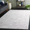 image:imageSAFAVIEH Memphis Collection Area Rug  5 x 76 Grey amp Ivory Modern Design NonShedding amp Easy Care Ideal for the Living Room Bedroom Dining Room MEM508F5