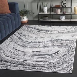 image:imageSAFAVIEH Washable Rug Outdoor Atrium Sisal Collection  5 x 76 Beige amp Grey Ivory NonShedding amp Easy to Clean Ideal for Patio Backyard Mudroom AUA204BIvoryDark Grey