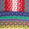 image:imageSAFAVIEH Braided IndoorOutdoor Washable Area Rug 5x8 Multi BRD316AMulti Color