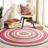 image:imageSAFAVIEH Braided IndoorOutdoor Washable Area Rug 5x8 Multi BRD316AMulti Color