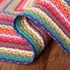 image:imageSAFAVIEH Braided IndoorOutdoor Washable Area Rug 5x8 Multi BRD316AMulti Color
