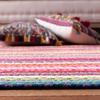 image:imageSAFAVIEH Braided IndoorOutdoor Washable Area Rug 5x8 Multi BRD316AMulti Color